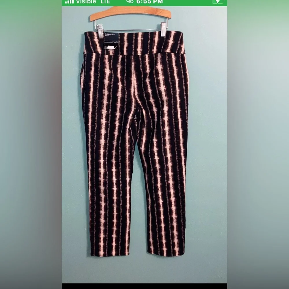 INC International Concepts Inc Tribal Print Capri Cropped Pants Women’s 0 New - Picture 5 of 10